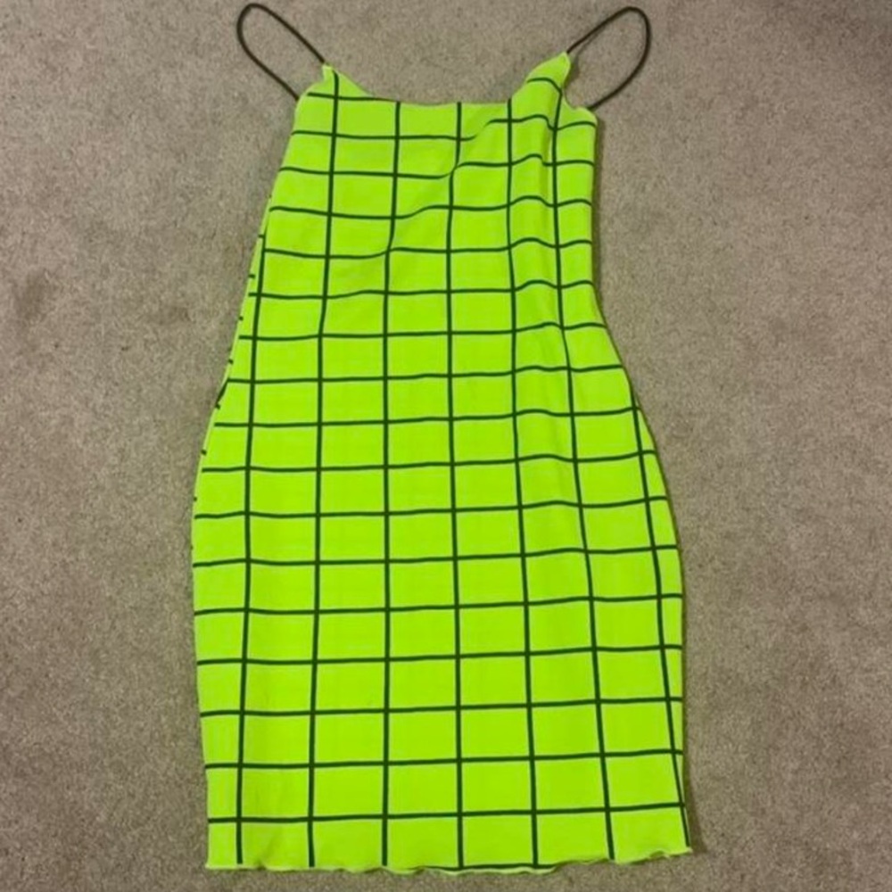 Neon Green Dress